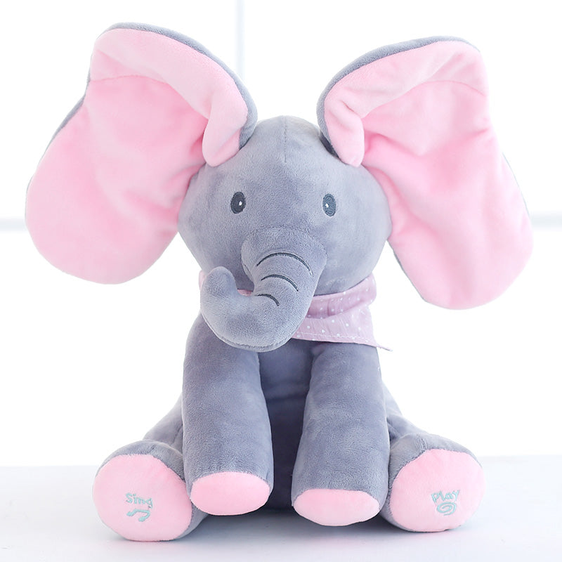 Interactive Stuffed Baby Elephant